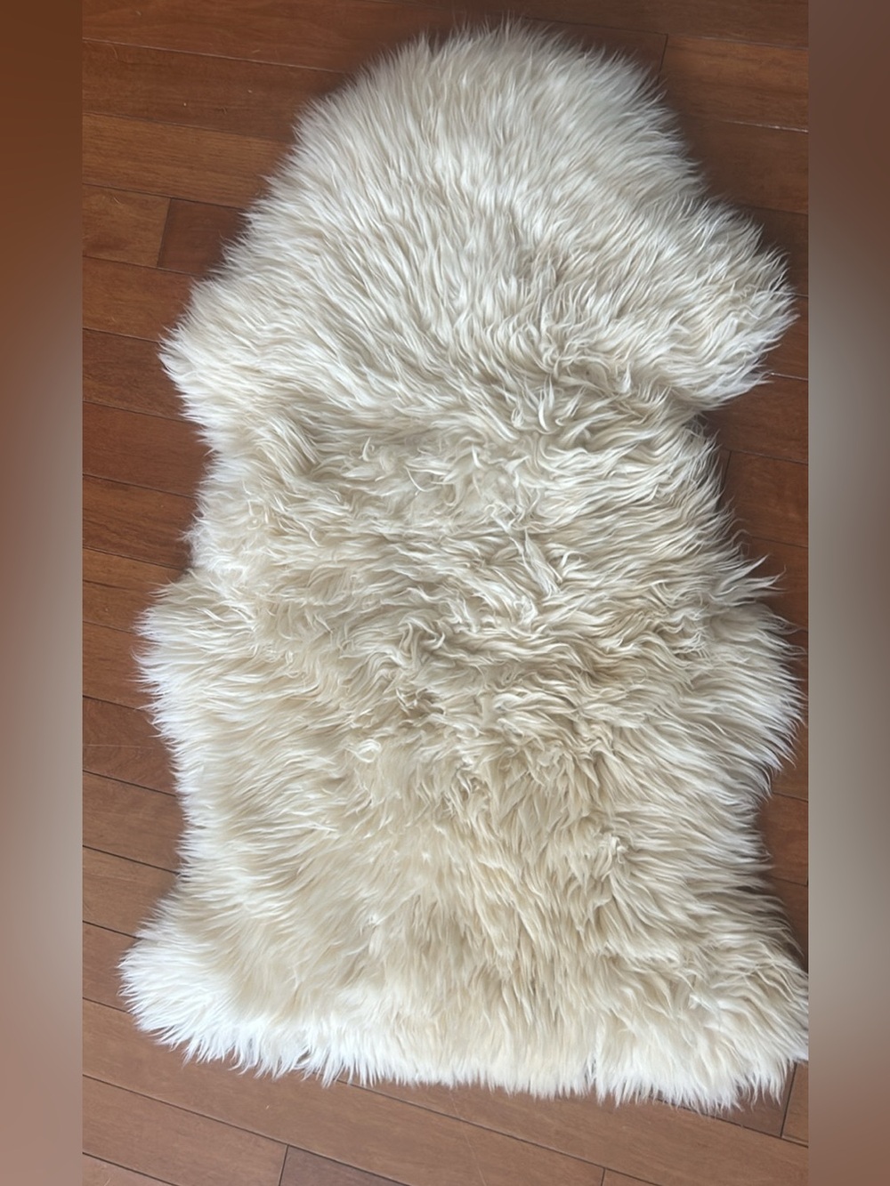Brand New Sheepskin Accent Rug 2X3